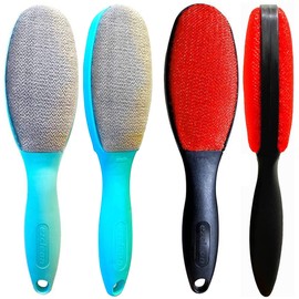 ezclean 4Pack 2Colors Lint Brush for Clothes Furniture Couch, Lint Brush Pet Hair Remover for Clothes Brush, Reusable Lint Brushes for Pet Hair,Velvet Brush, Pet Brush, Fabric Brush