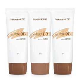 Natural Sun BB Cream 3ea / BB cream with good coverage and skin tone correction / 내추럴썬비비크림 3개 커버력좋은비비 피부톤커버보정