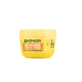 Garnier - Crema Hidratante Facial Toque Seco Anti-manchas con Vitamina C, Ácido Hialurónico y Niacinamida. Hidrata la Piel 8hrs y Reduce...