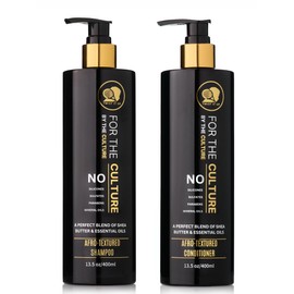 Twist It Up New Gold Standard Shampoo & Conditioner Set, Over 20 Natural Ingredients, Sulfate & Paraben-Free, Silicone-Free, Moisturizing, Hydrating, for Afro-Textured Hair