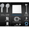 10 inch Rainfall Shower Head Combo Stainless Steel, THE FIRST