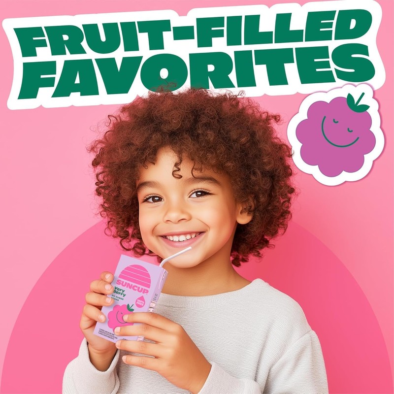 SunCup Juice - Apple Juice (40 Pack) 4.23 oz Juice
