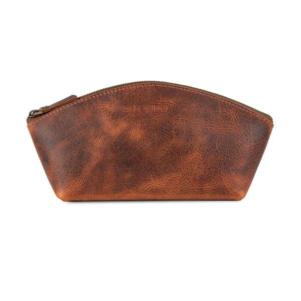 Londo Genuine Leather Coin Purse Versatile Leather Handbag - Unisex (Brown)