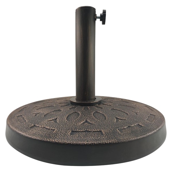 T&Jero 26 lb Round Heavy Duty Patio Market Table Umbrella