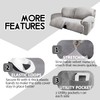 ULTICOR Extra Wide 75" - 100", Reclining 2 Seater Sofa,
