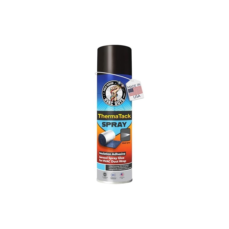 HVAC Guys ThermaTack Duct Insulation Wrap Spray Adhesive | Spray