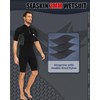 Seaskin Shorty Wetsuits for Mens 2mm Front Zip Diving Suits