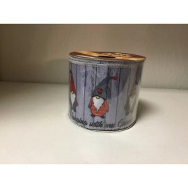 NEW Christmas Gnome Hanging with my Gnomies Holiday Ribbon 5 Yards