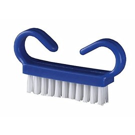 Medline Nail Brush with Nylon Bristles, 33-Tuft, Blue, Perfect for Deep Cleaning and Scrubbing, Pack of 50