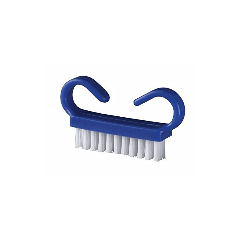 Medline Nail Brush with Nylon Bristles, 33-Tuft, Blue, Perfect for