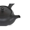 NAOKI TAKEMOTO - Japanese Tea Pot Tsuba Maruba. Black, Tokoname