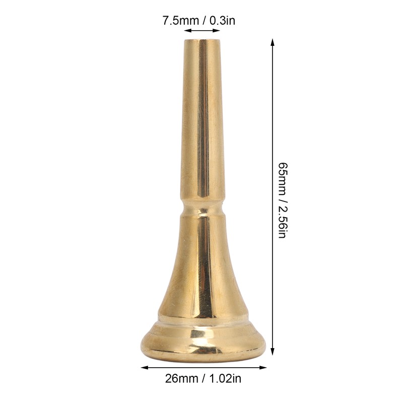 French Horn Mouthpiece Brass Standard Professional Replacement Accessory for Beginners