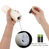 Eywamage Realistic Ivory Slim Flameless Pillar Candes with Remote, Real