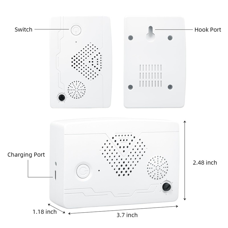 2025 Upgraded Bat Repellent System, Ultrasonic Bat Repeller to Keep