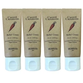 skin food [Beauty Nara] Skinfood Carrot Carotene Relief Cream 70ml 4pcs / [뷰티나라] 스킨푸드 캐롯 카로틴 릴리프 크림 70ml 4개