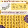 Extensiones De Pestañas Autoadhesivas Kit Larga Duración Bq