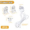 2 Sets 25mm Roller Blind Accessories Kit – Universal Plastic