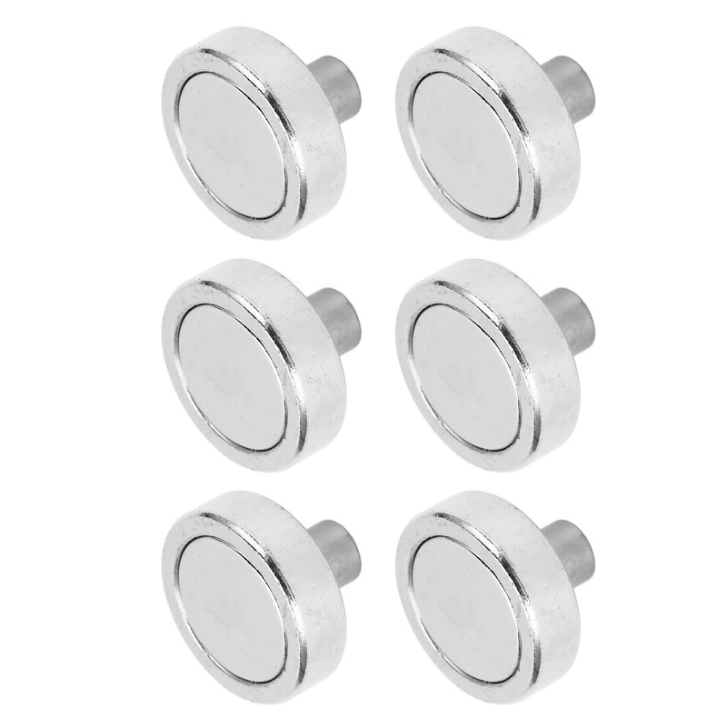 20Pcs Silver Neodymium Pot Magnet Base NdFeB Magnet Nickel Plating