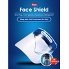 100 PCS /10PCS Safety Face Shield Transparent Breathable Visor Adjustable