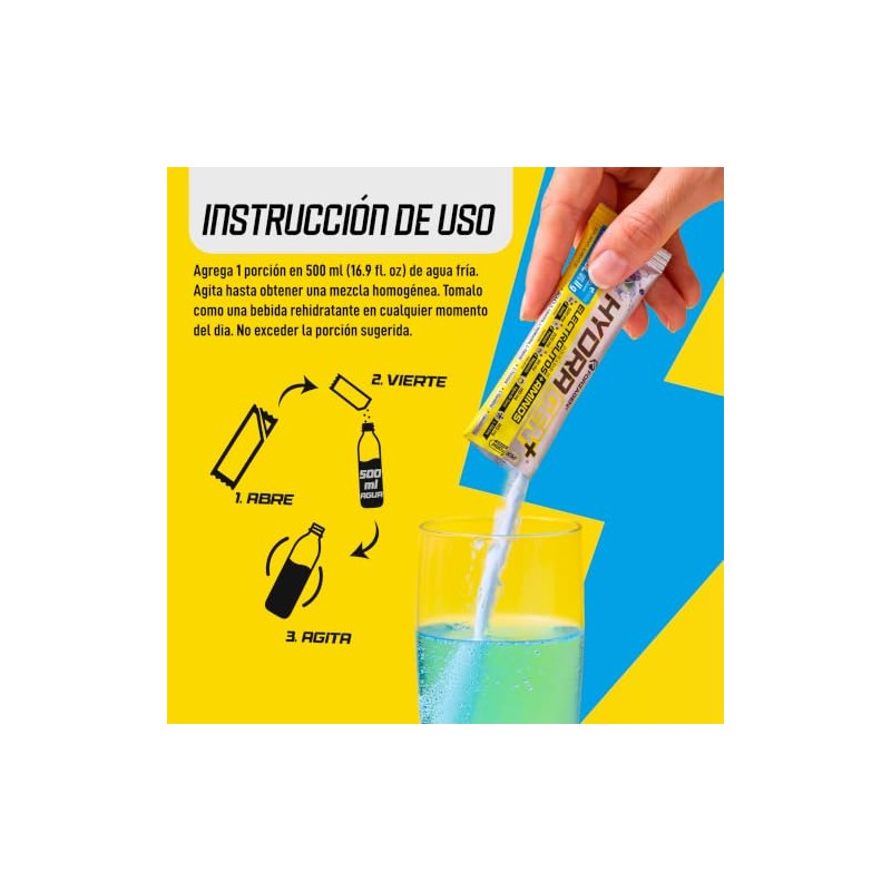 Forzagen Hydragen+ | Electrolitos + Aminoácidos | 30 Sticks |