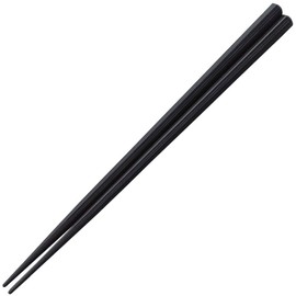 福井クラフト 箸 PBT樹脂箸 中国製 食洗機対応 筋目六角箸 黒 22.5cm