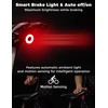ROCKBROS Smart Bike Tail Light, Brake Sensing & Auto On/Off
