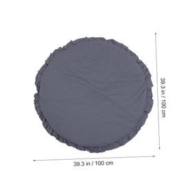 LIFKOME Comfortable Crawling Mat Soft Non- Boy Girl Playing Carpet for Lying and Crawling Design Grey Safe Material for Boy Girl Playtime