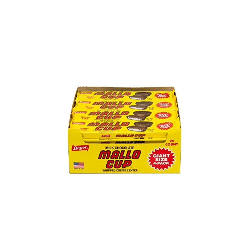Milk Chocolate Mallo Cups 4 pk - 24 count box