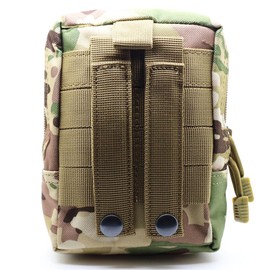 Multicam Camo Tactical MOLLE Utility Pouch Belt Camouflage Admin Tool Bag Army Military Medic MTP EDC