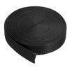 QUARKZMAN Nylon Webbing Flat 1 Inch 10 Yards Black for
