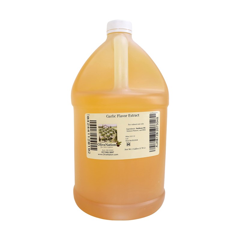 OliveNation Garlic Flavor Extract, True Garlic Taste, Non-GMO, Gluten Free,