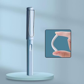 Abamabby Inkless Magic Pencil - Infinity Pencil with Eraser, Everlasting & Reusable in Morandi Blue