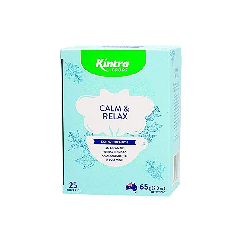 Kintra Foods Extra Strengh Calm & Relax 25 Teabags, 65