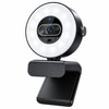 4K Webcam with Ring Light for Video Calls – 1080p