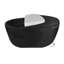 Stock Tank Cover, 420d Oxford Waterproof Stock Tank Cover With Openning Zipper,To Keep Your Dog Pool Horse Trough Tub Clean (For 150 Gallon Oval Tank)