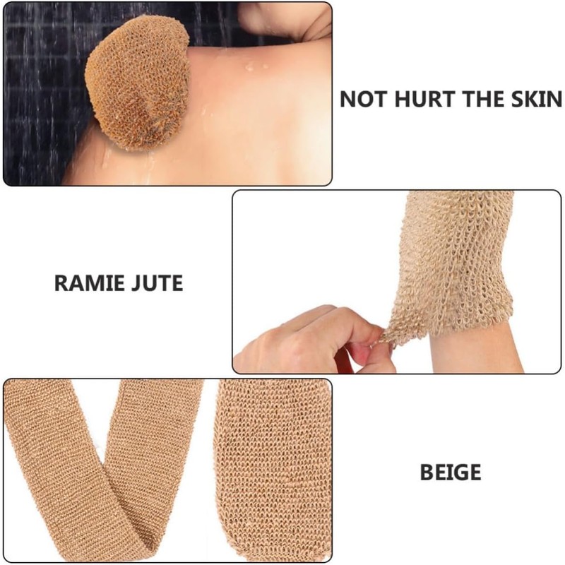 Guantes Exfoliantes de Yute FOMIYES - Elimina Células Muertas (Set