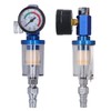 Spray Gun Air Regulator Aluminum Alloy Plastic In Line Water