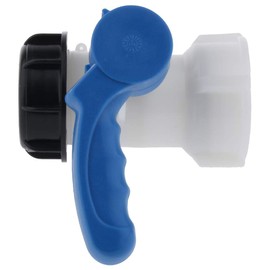 Muasopst Tote Tank Adapter, 1000L IBC DN40 Butterfly Valve Switch 62mm Adapter Drain Adapter for IBC Water Container