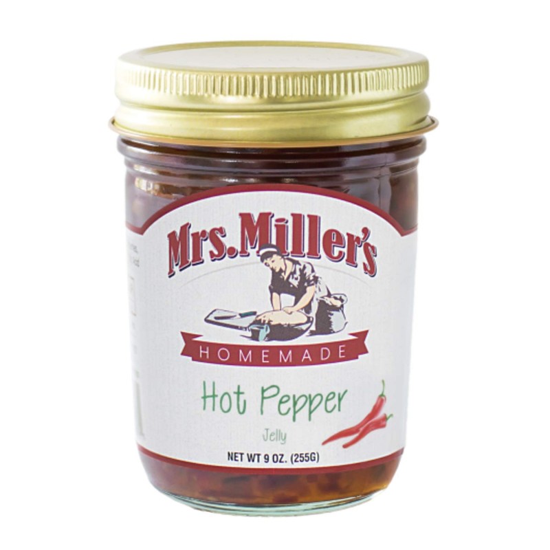 Mrs. Miller's Homemade Jelly, Hot Pepper, 9 OZ (Pack of