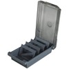 Yolispa Business Card Holder Plastic Name Card Storage Box Organizer