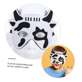 ABOOFAN 3sets Cartoon Animal Masks for Kids Party Favors Animal Mask Props Non-Woven Fabric 4pcs*3