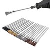 Gasea 20pcs Mini Cleaning Wire Brush Tool, 3mm Shank Extended