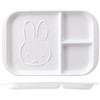 Skater MPLS1-A Miffy Morning Plate with Dividers Lunch Plate