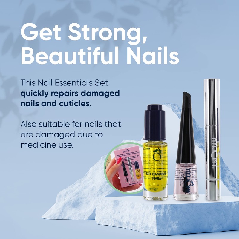 Herome 3-in-1 Manicure Set with Nail Hardener & Nail Oil