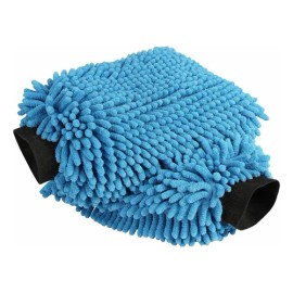 Guantes Franela Microfibra Doble Cara Azul Claro HUANNAXIERWEIYA Pack 4
