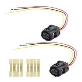 2 Pcs CPS Camshaft Position Sensor Connector Wiring Harness Pigtail Plug Compatible with 2006-2020 Lexus 2005-2019 Toyota Camry 2008-2016 Scion Replacement 6189-1129 90919-05060 46393JF SU7792