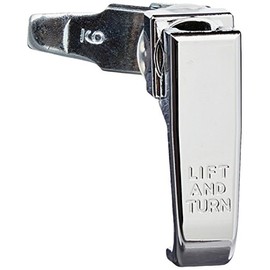 Southco 62-10-31 Polished Chrome Lift and Turn Compression Latch, Adjustable Grip