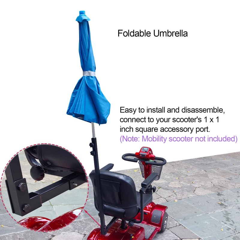 Sunshade Canopy for Mobility Scooters, Umbrella Canopy Awnings (Only Works
