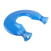 1400ml U Shaped Hot Water Bag Translucent Blue PVC Heating