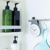 tasu Splashproof Clock, 2-Way Drop Clock, Gray, Scandinavian Interior, Analog